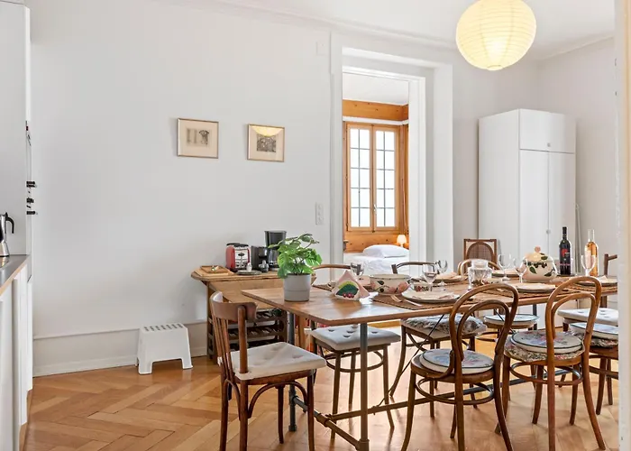 Apartament De Famille A Leysin, Charme & Vue Leysin