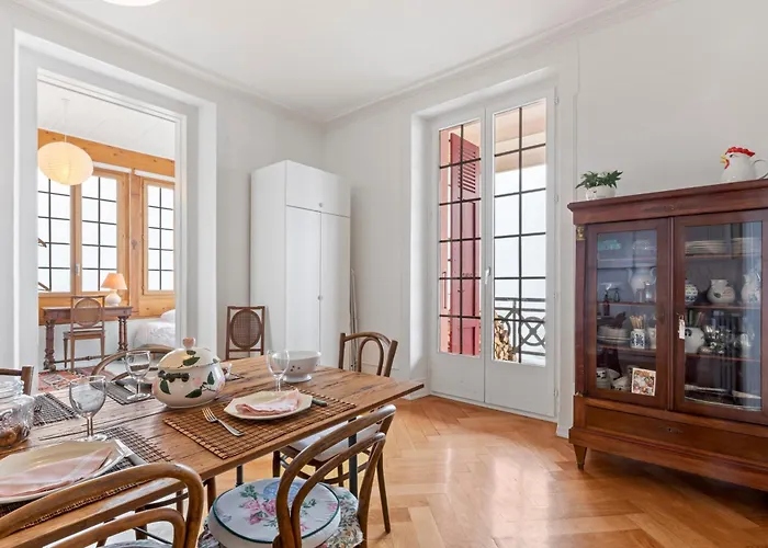 Apartament De Famille A Leysin, Charme & Vue Leysin